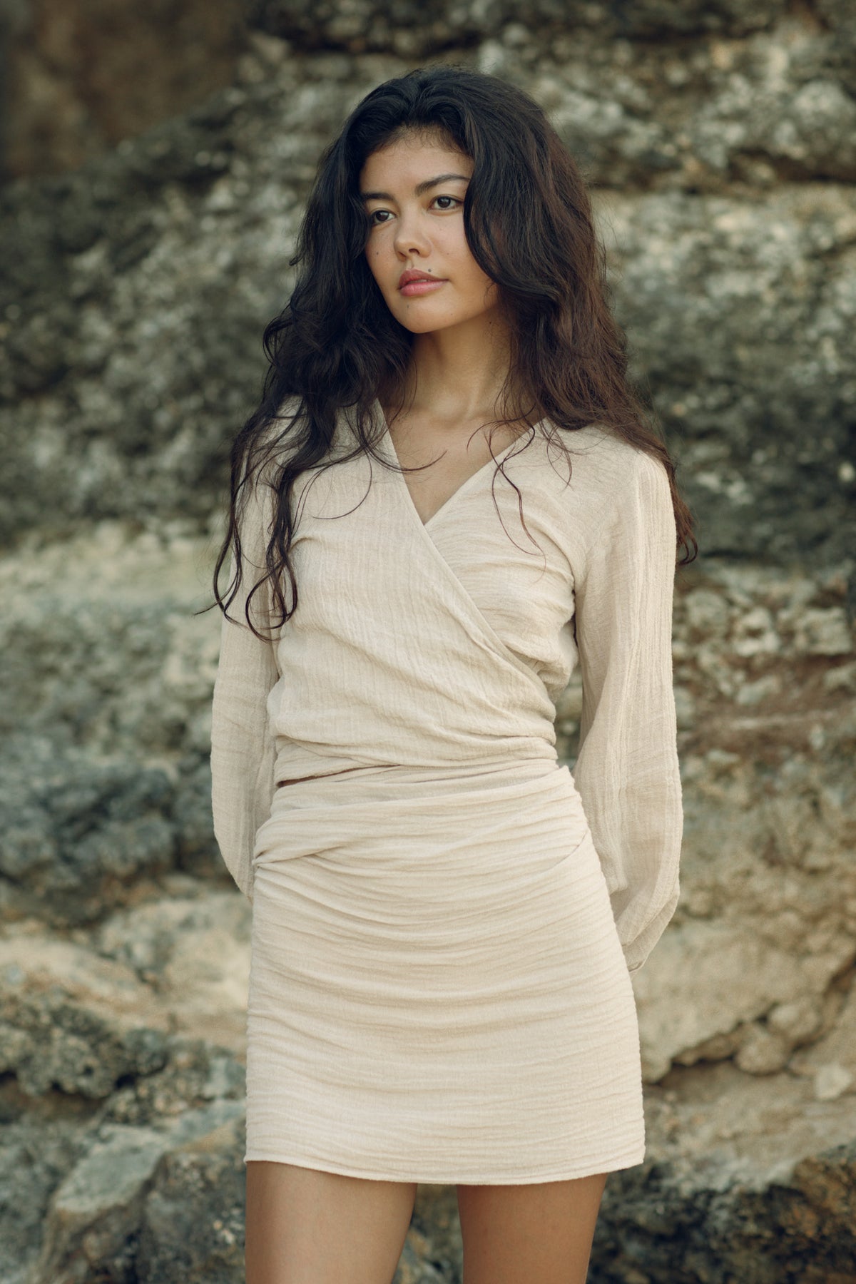 Ramie blússa - Ivory