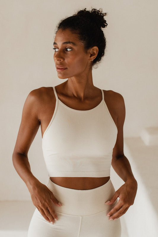 Ester crop top - Oatmeal