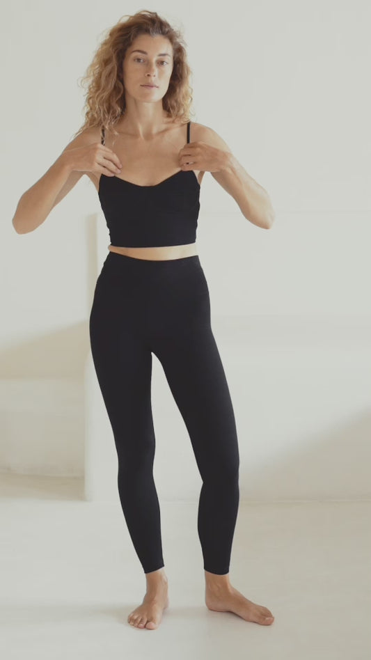 Eira bambus leggings - svartar